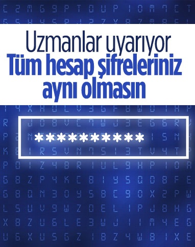 Türkiye'de kullanıcıların yüzde 64'ü her hesap için aynı parolaları kullanıyor