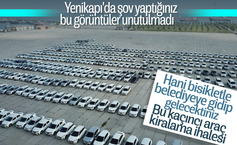 İBB 1851 araç kiralayacak