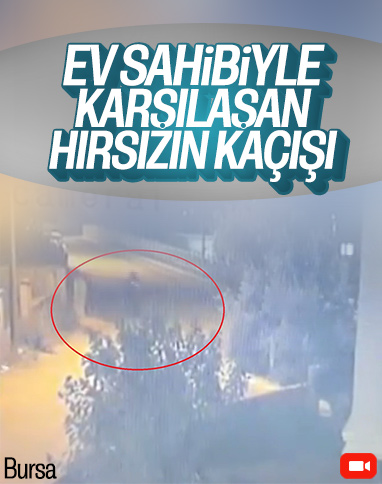 Bursa'da ev sahibi ile göz göze gelen hırsız 2’nci kattan atladı