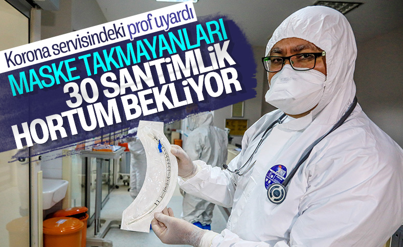 Koronavirüs tedavisinde 30 santimlik hortumun önemi