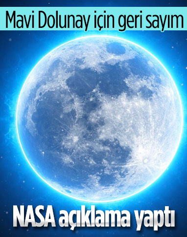 NASA: 31 Ekim'de Mavi Dolunay gerçekleşecek