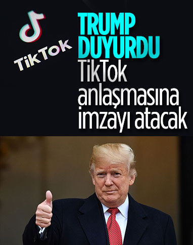 ABD Başkanı Donald Trump, TikTok anlaşmasını imzalayacak