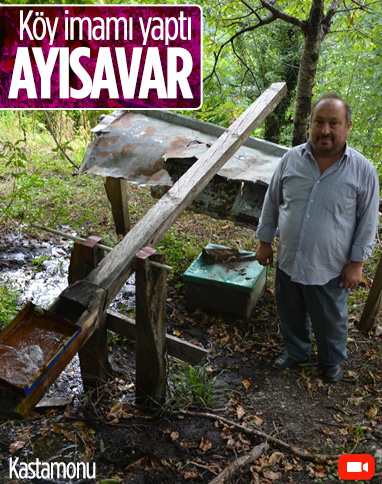 Kastamonu'da köy imamı ‘ayısavar’ yaptı
