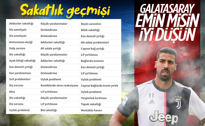 İtalyan basını: Galatasaray, Sami Khedira ile ilgileniyor