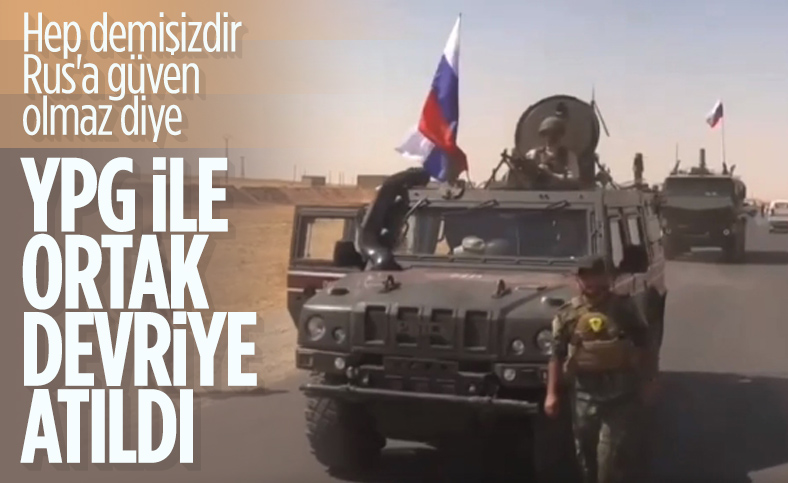 Rusya ile YPG'den ortak devriye
