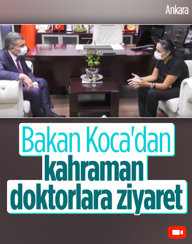 Saldırı girişiminden kurtulan sağlık çalışanları o anları Bakan Koca’ya anlattı