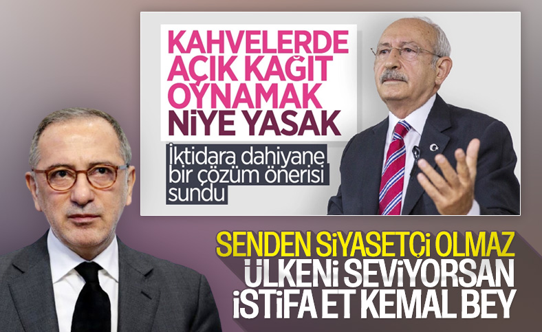 Fatih Altaylı, Kemal Kılıçdaroğlu'nun 'kahvehaneler' önerisini eleştirdi