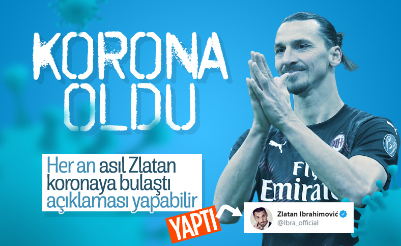 Zlatan Ibrahimovic koronavirüse yakalandı