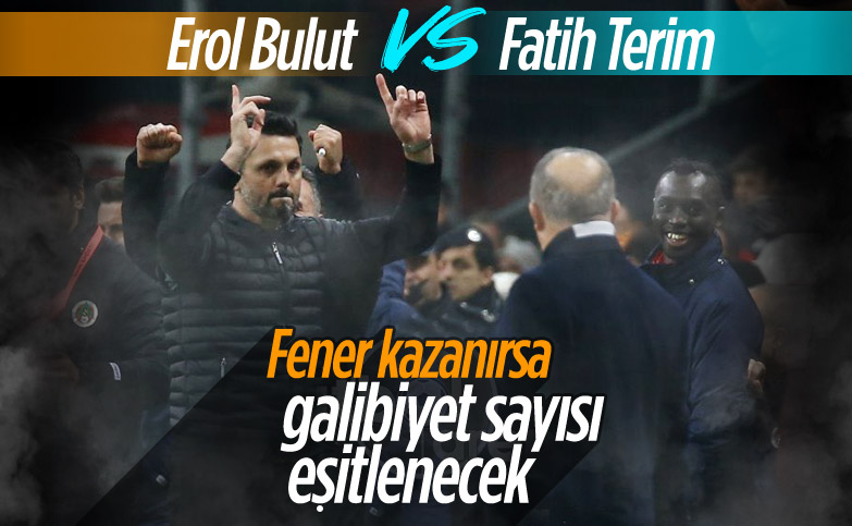 Fatih Terim ile Erol Bulut 11. kez karşı karşıya gelecek