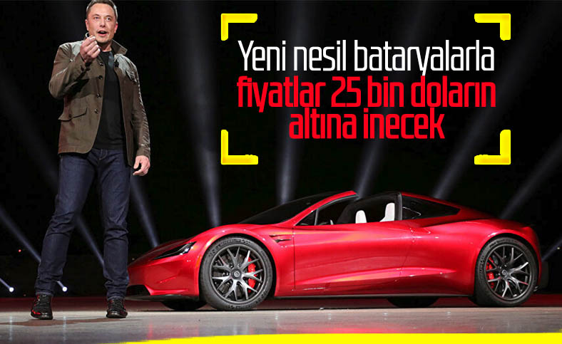Tesla, 25 bin dolarlık elektrikli otomobil üretecek