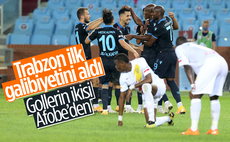 Trabzonspor, Yeni Malatyaspor'u mağlup etti
