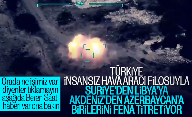 Azerbaycan Türk SİHA'ları ile üstünlük sağladı
