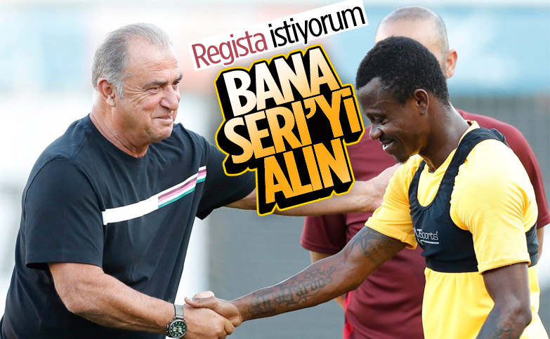 Fatih Terim'in Seri ısrarı sürüyor
