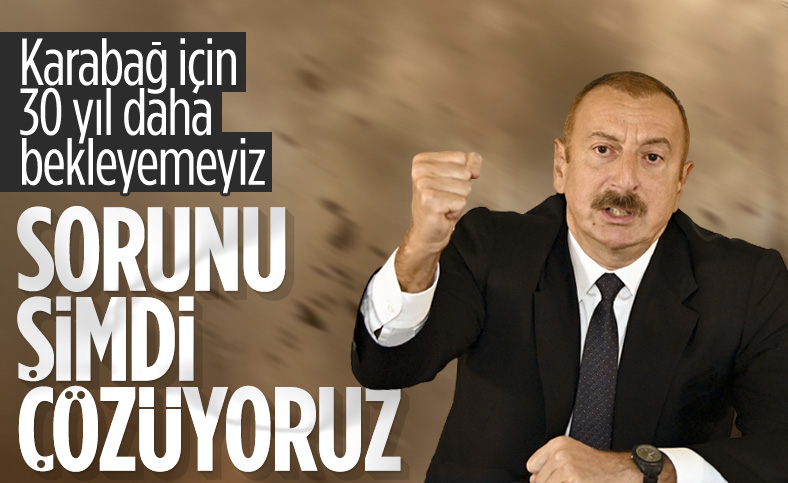 Aliyev'den Dağlık Karabağ için kararlılık adımı