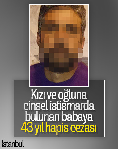 Konya'da kızı ve oğluna cinsel istismarda bulunan baba, 43 yıl hapis cezası aldı