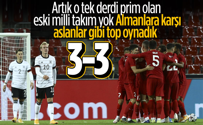 A Milli Takımımız Almanya ile berabere kaldı