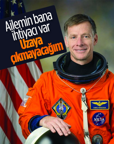 NASA astronotu Christopher Ferguson, gelecek yıl düzenlenecek uzay görevinden istifa etti