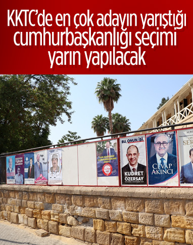 KKTC halkı 11 adaylı yarışta cumhurbaşkanını seçecek