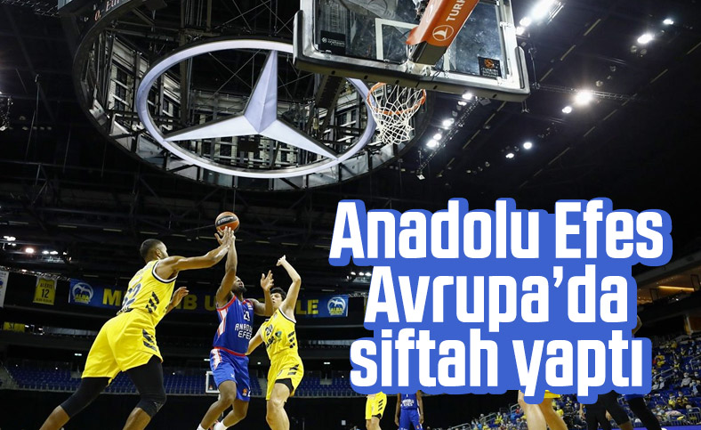 Anadolu Efes Avrupa Ligi'nde ilk galibiyetini aldı