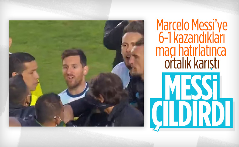 Messi, Marcelo Moreno ile maç sonu kavga etti