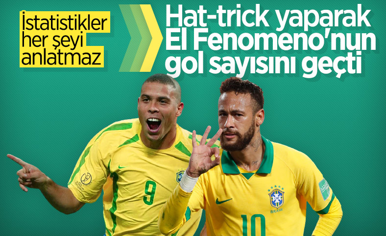 Neymar, Peru'ya 3 gol attı