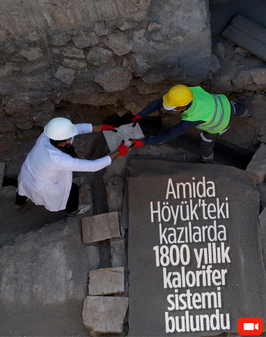Diyarbakır’ın kalbinde kazı çalışmaları: Kalorifer sistemi bulundu