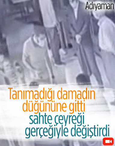 Düğünde sahte çeyrek altın taktı, gerçeğini alıp ortadan kayboldu