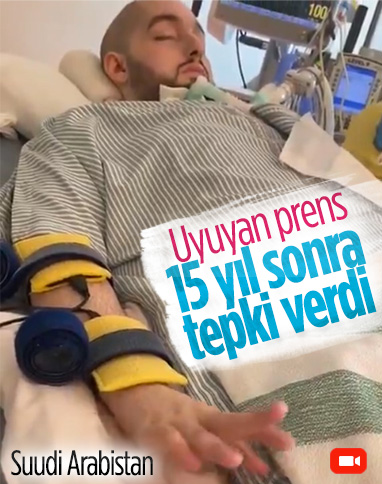 15 yıldır komada olan Suudi Prens Halid Bin Talal elini oynattı