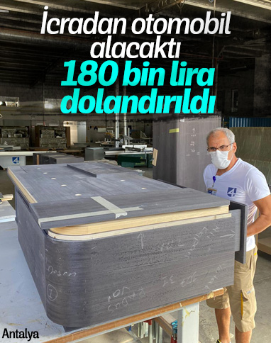 Antalya'da icradan otomobil almak isterken 180 bin TL dolandırıldı