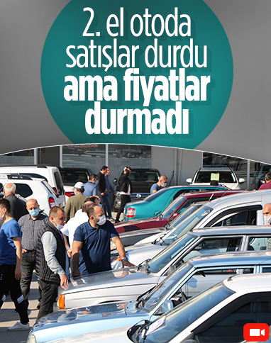 İkinci el otomobil satışlarında fiyatlar yükseldikçe el yakıyor