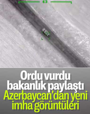 Azerbaycan ordusunun yeni hava harekatı görüntüleri
