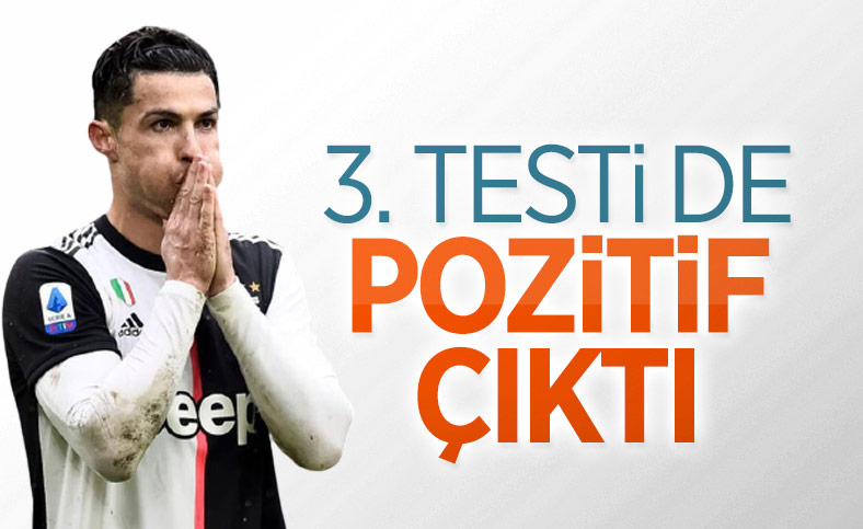 Cristiano Ronaldo'nun korona testi yine pozitif