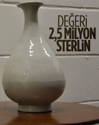 Çin hanedanı Ming’e ait 2,5 milyon sterlinlik vazo bulundu
