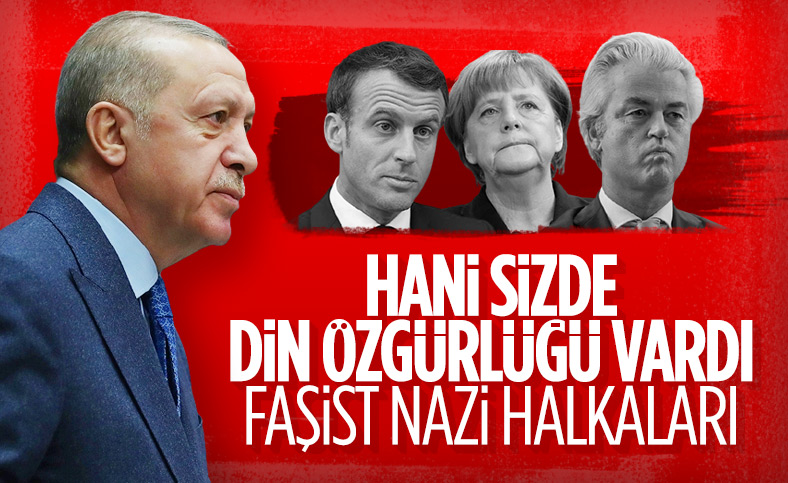 Cumhurbaşkanı Erdoğan: Siz Nazi'nin zincir halkalarısınız