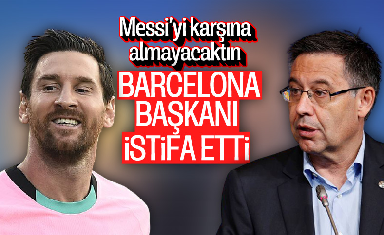 Barcelona Başkanı Bartomeu istifa etti