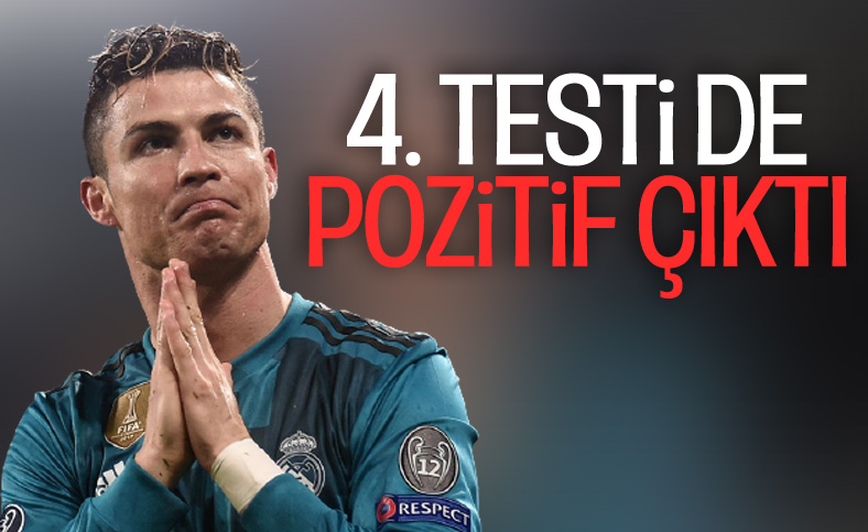 Ronaldo'nun üst üste 4. koronavirüs testi de pozitif çıktı