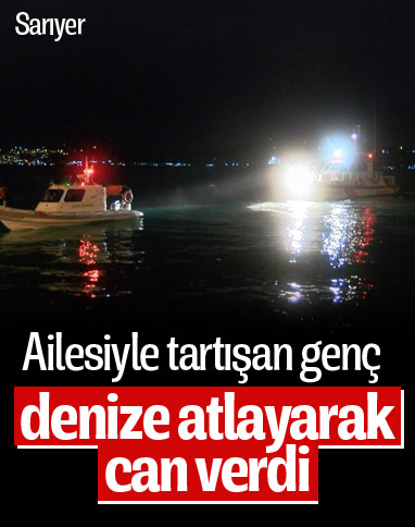 Sarıyer’de bir genç, denize koşarak atladı ve boğuldu