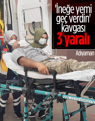 Adıyaman'da bıçaklı kavga: 3 yaralı