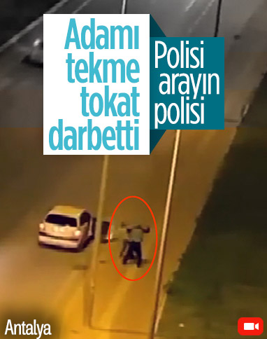 Antalya'da bir kadın, tartıştığı erkeği tokatlayarak tartakladı