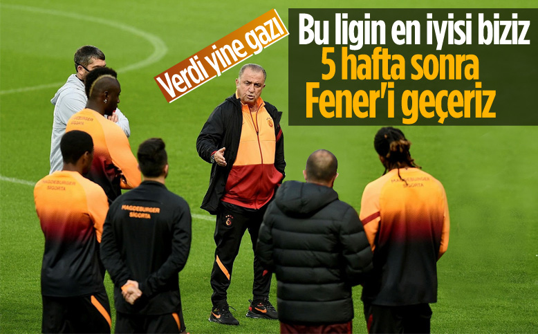 Fatih Terim: Ligin en iyi takımı biziz