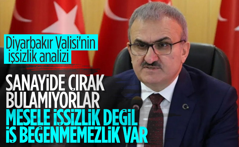 Diyarbakır Valisi Münir Karaloğlu: Mesele işsizlik değil mesleksizliktir, iş beğenmezliktir