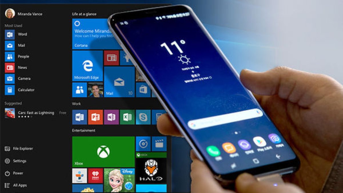 Samsung Galaxy Windows 10