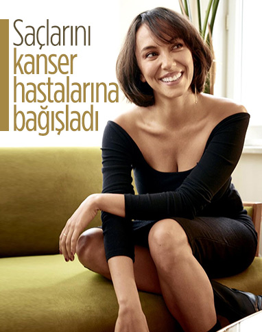 Duygu Sarışın, saçlarını kanser hastalarına bağışladı