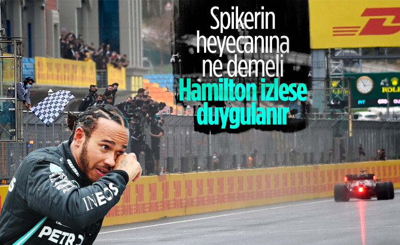 Formula 1'i anlatan spikerin heyecanı