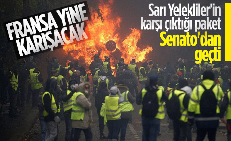 Fransa'da emeklilik reformu Senato'da kabul edildi