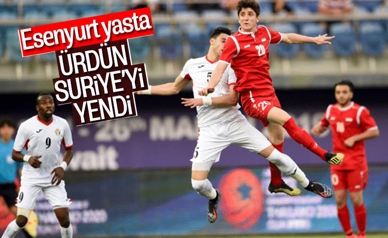 Ürdün, Suriye'yi tek golle geçti