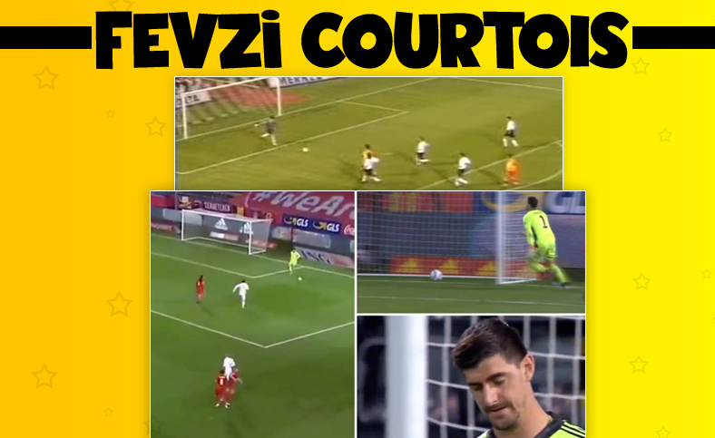 Thibaut Courtois'dan Fevzi Tuncay hatası