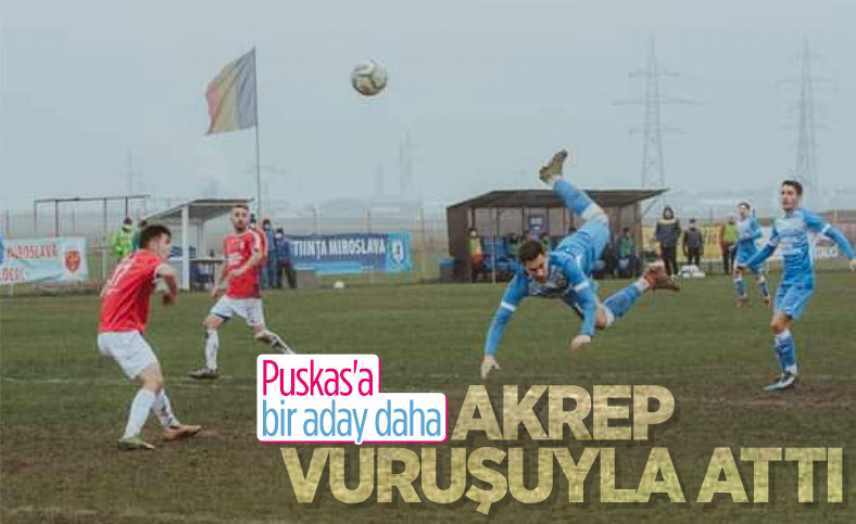 Robert Asavoaei akrep vuruşuyla gol attı