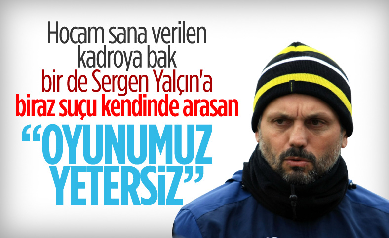 Erol Bulut: Bu oyun üst sıralar için yetersiz