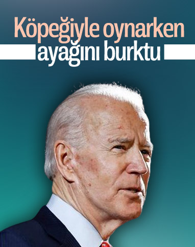 Joe Biden'ın ayağı burkuldu